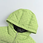 Gucci Ombré Monogram Jacquard Hooded Puffer Jacket
