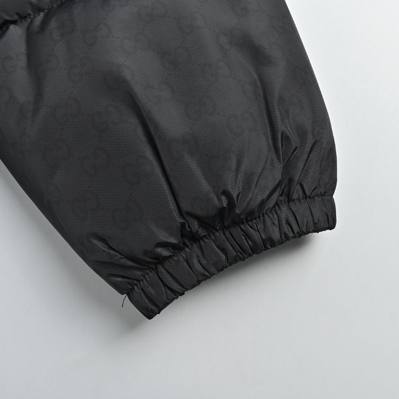 Gucci Ombré Monogram Jacquard Hooded Puffer Jacket