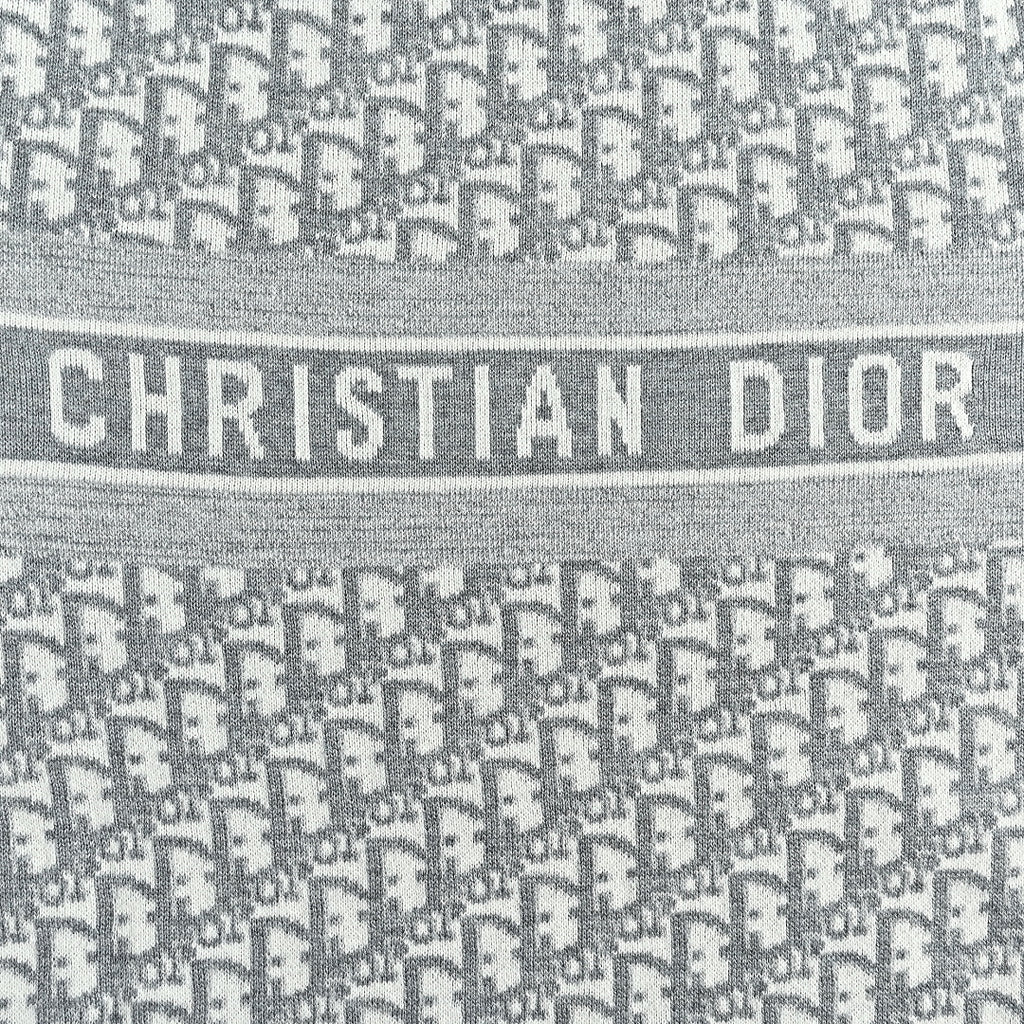 Dior Oblique Jacquard Cashmere Reversible Crewneck Sweater