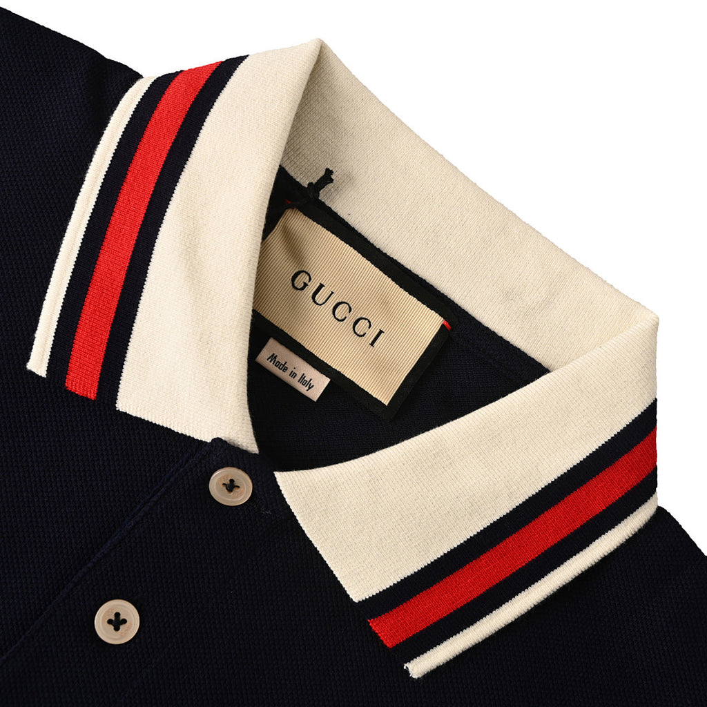 Gucci Polo Shirt with Double-G Chest Embroidery