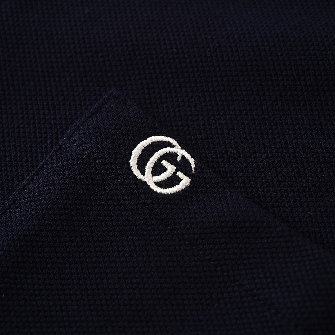 Gucci Polo Shirt with Double-G Chest Embroidery