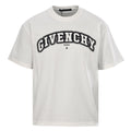 Givenchy Paris College Arch Logo Oversized T-Shirt – White
