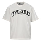 Givenchy Paris College Arch Logo Oversized T-Shirt – White