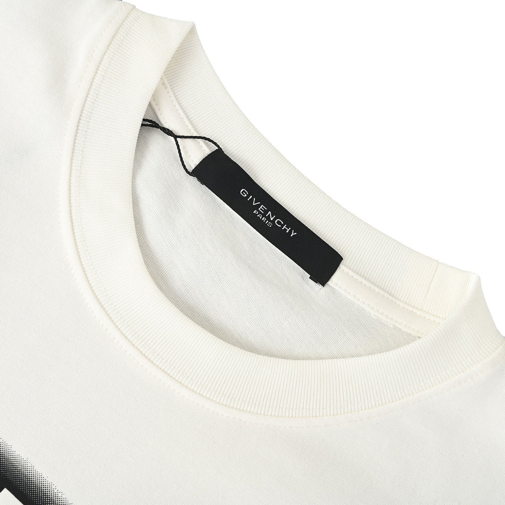 Givenchy Paris College Arch Logo Oversized T-Shirt – White
