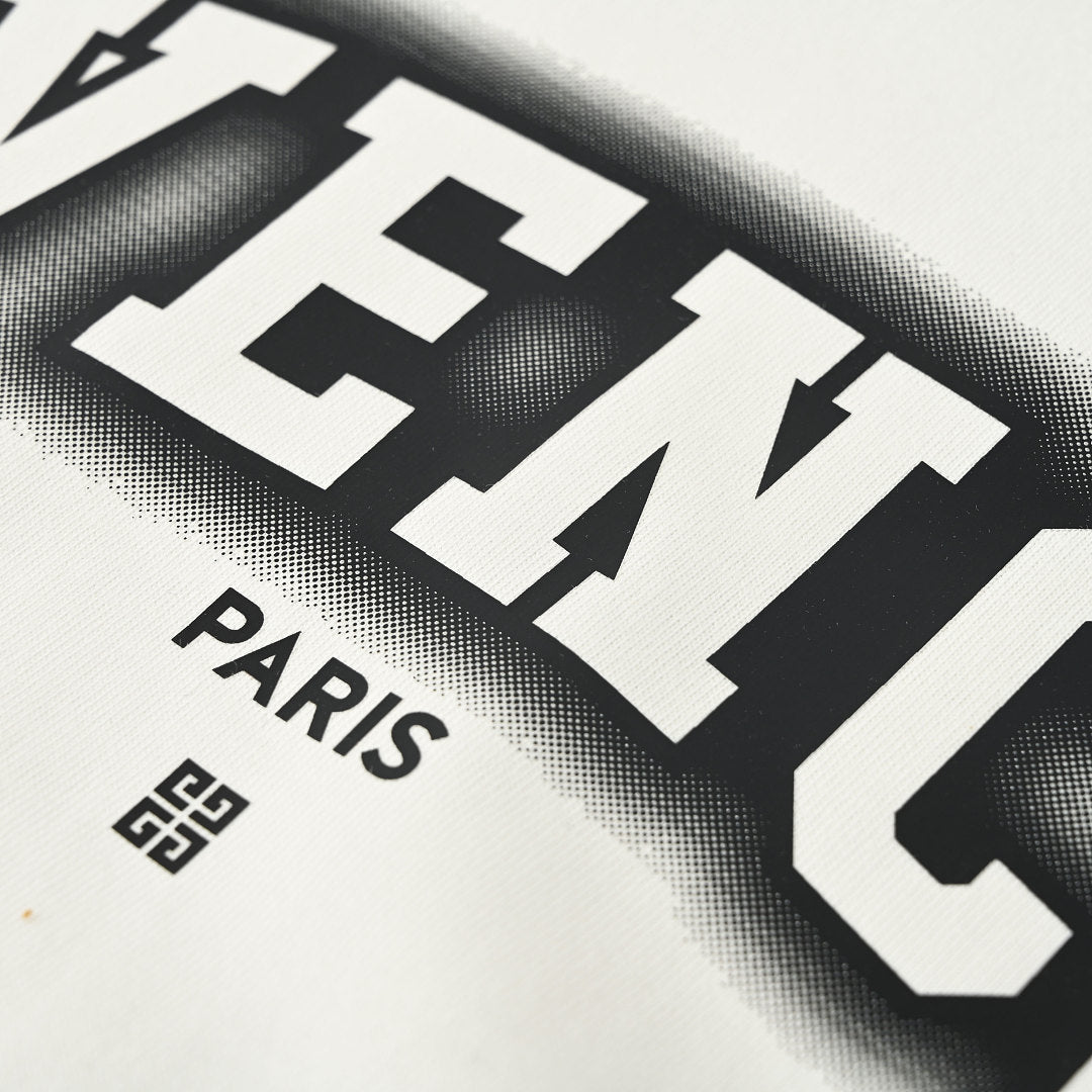 Givenchy Paris College Arch Logo Oversized T-Shirt – White