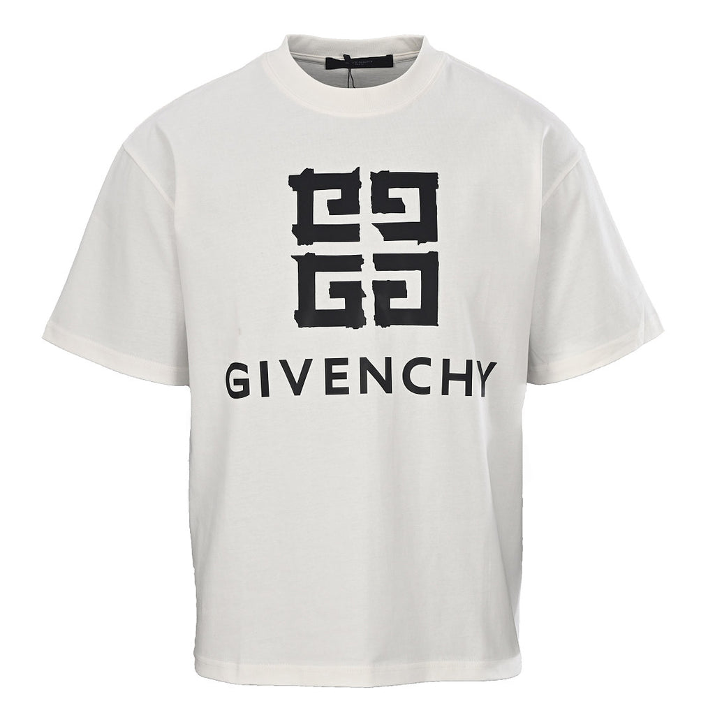 Givenchy 4G Brushstroke Logo Oversized T-Shirt – White