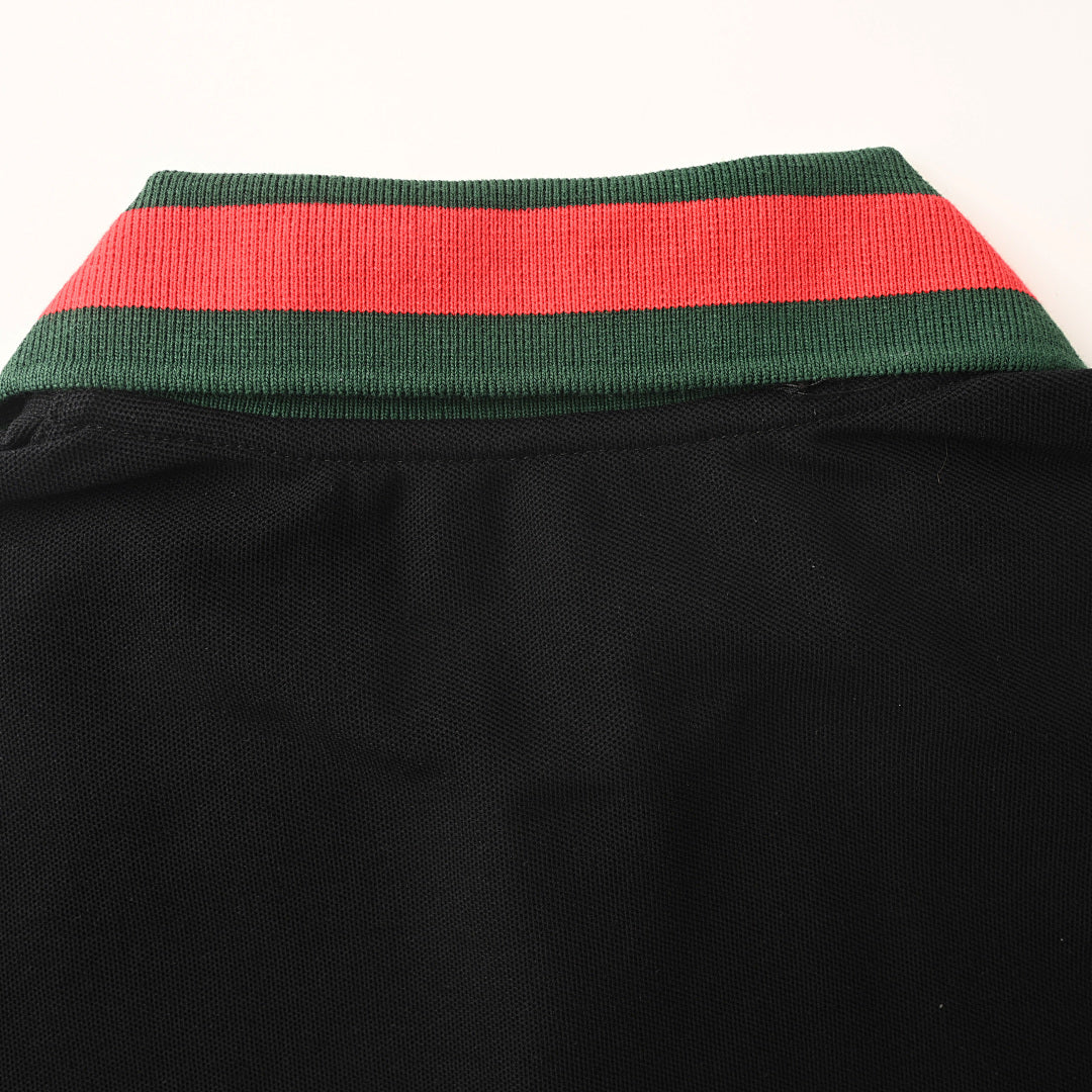 Gucci Double G Embroidered Polo Shirt
