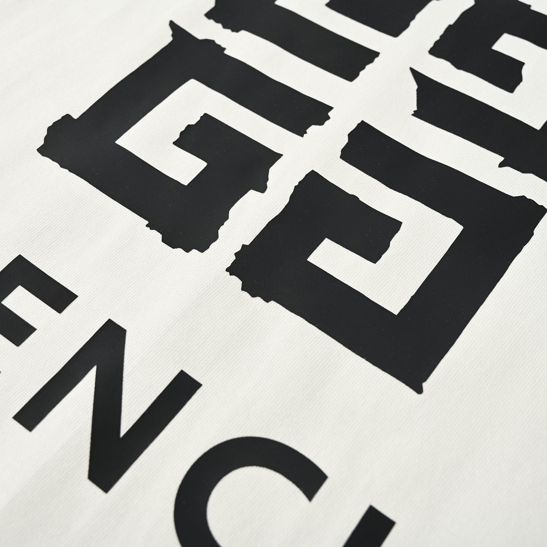 Givenchy 4G Brushstroke Logo Oversized T-Shirt – White