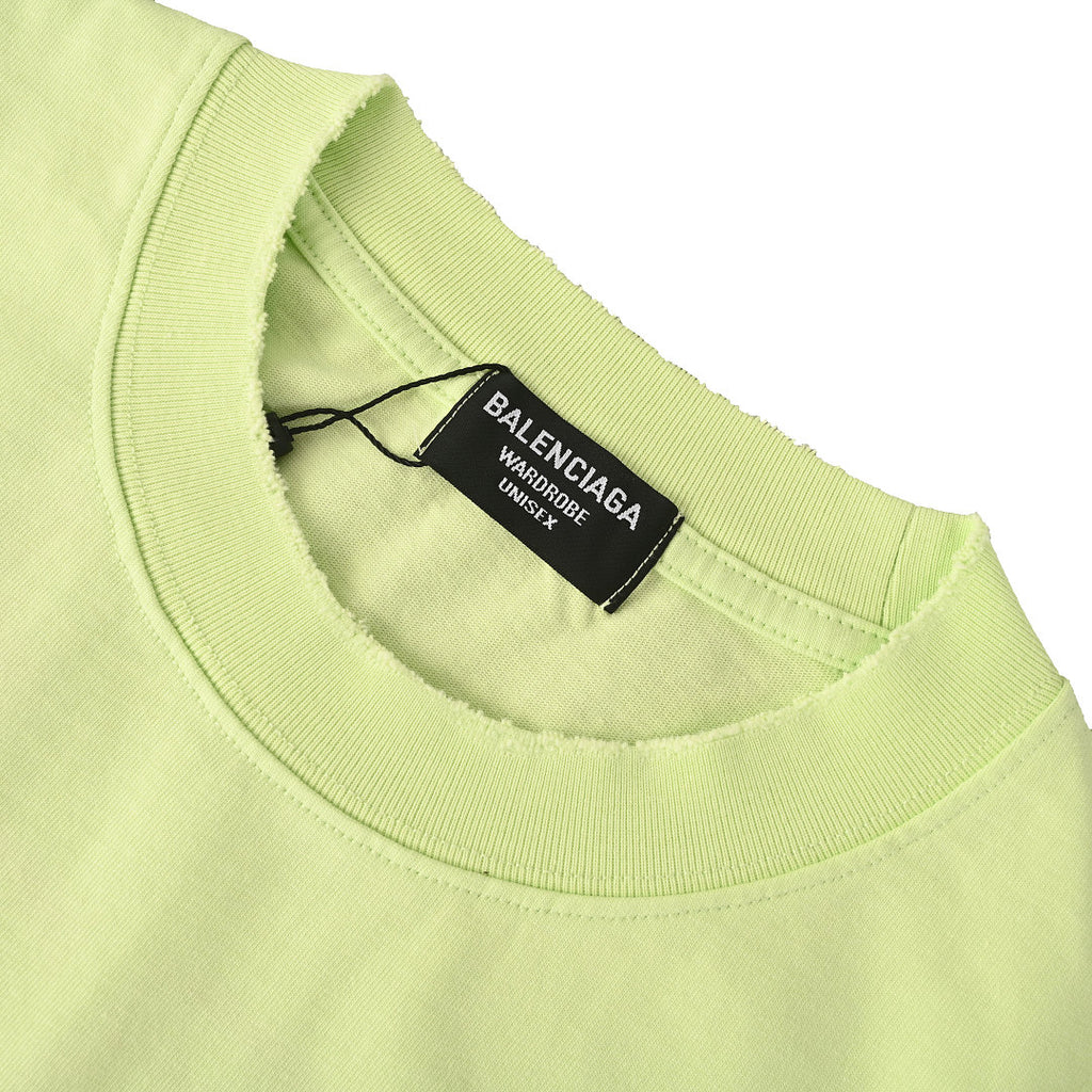 BALENCIAGA T-shirt with Double-B embroidery on the front and back