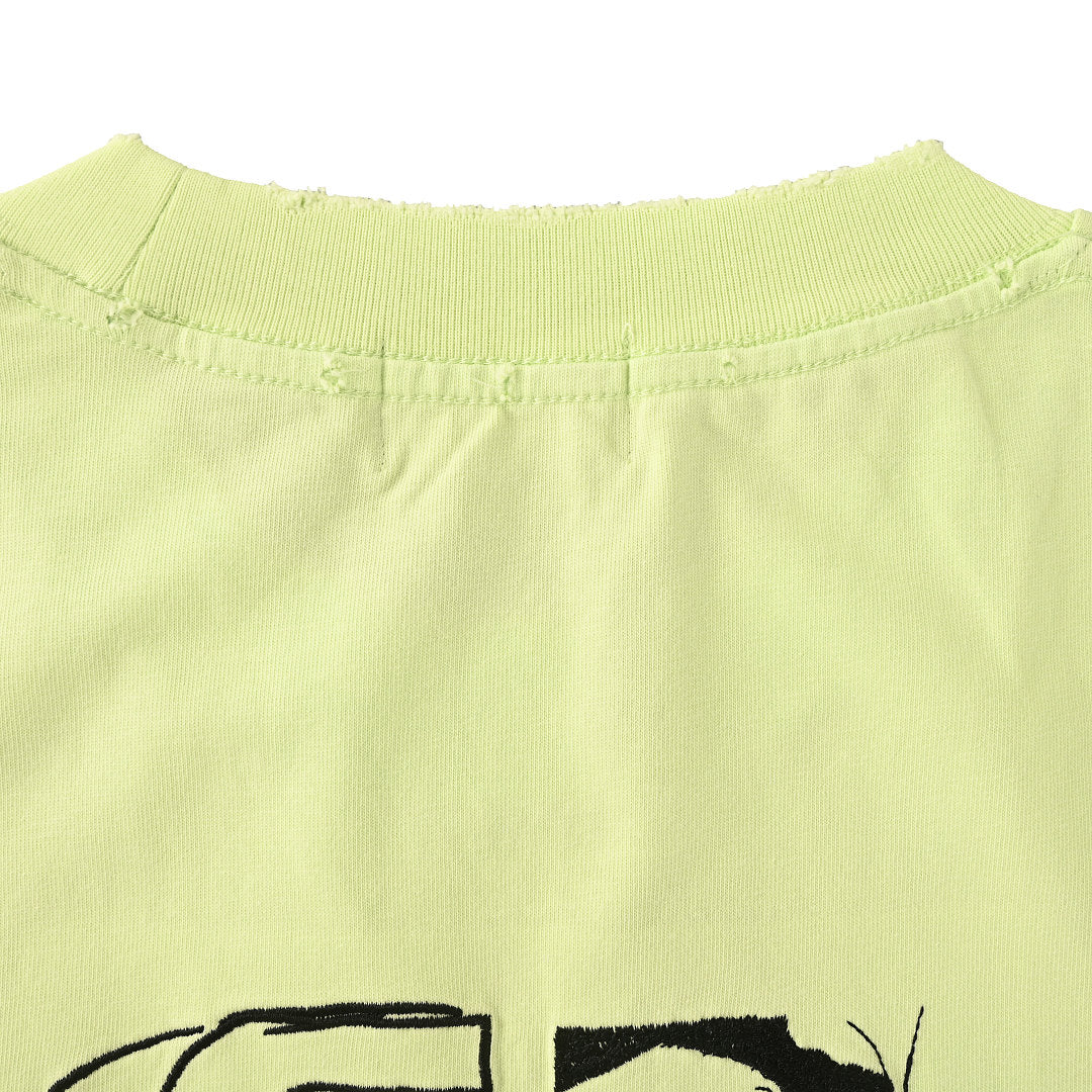 BALENCIAGA T-shirt with Double-B embroidery on the front and back
