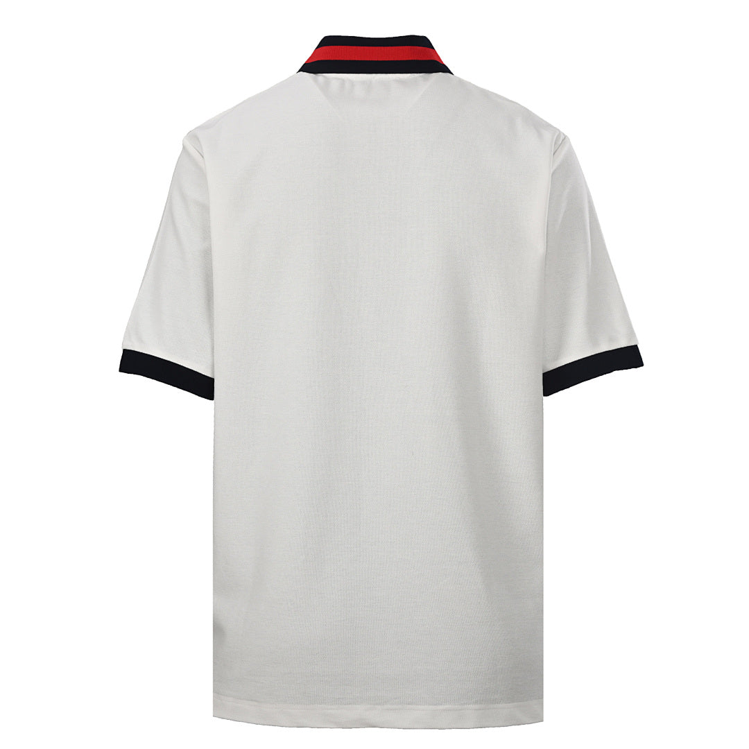 Gucci Double G Embroidered Polo Shirt