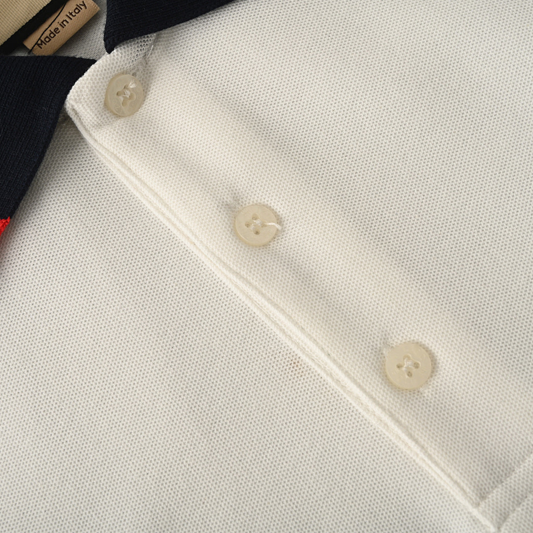 Gucci Double G Embroidered Polo Shirt