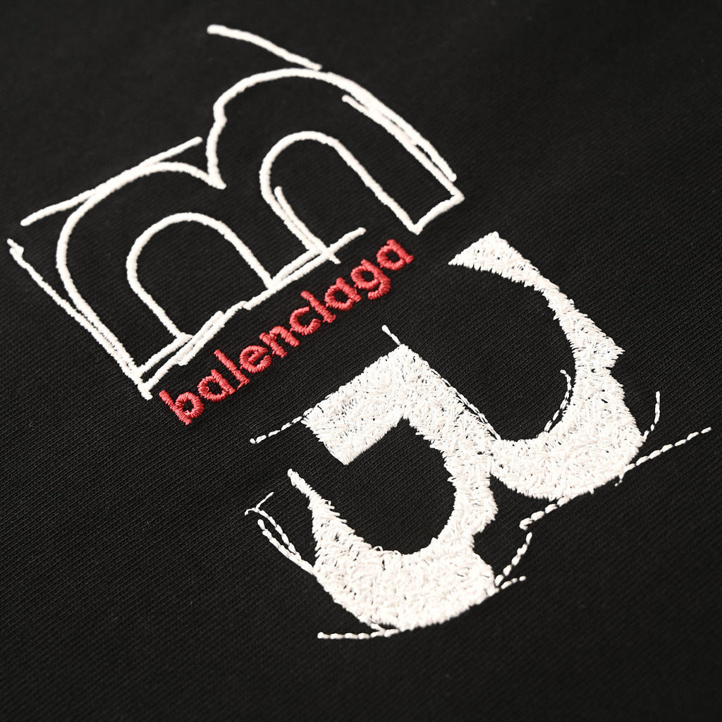 Balenciaga BLCG Double-B Contrast Logo T-Shirt