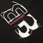 Balenciaga BLCG Double-B Contrast Logo T-Shirt