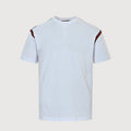 Gucci 2026 Web Stripe Shoulder Tape T-Shirt — White | Made in Italy