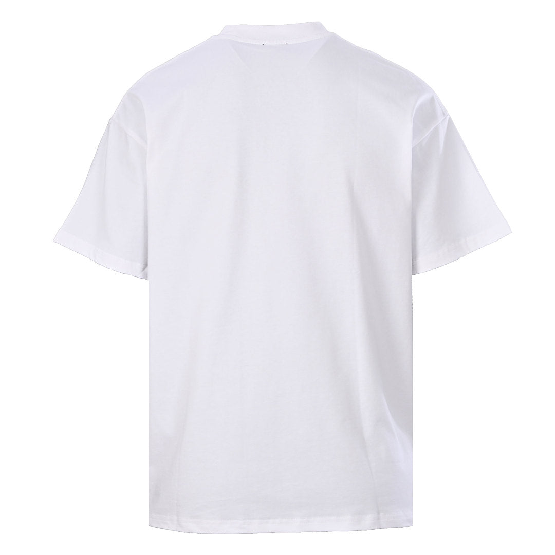 Fendi Roma Bag Bugs Eyes Appliqué T-Shirt — White