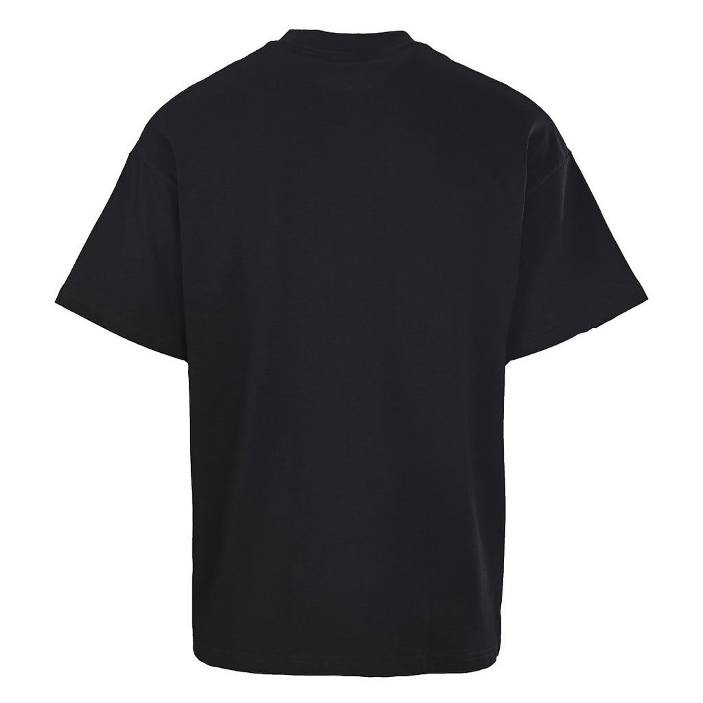 Fendi Roma Bag Bugs Eyes Appliqué T-Shirt — BLACK
