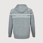 Dior Oblique Reversible Hooded Zip Jacket in Grey Cashmere Knit