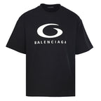 Balenciaga B Logo Oversized T-Shirt – black