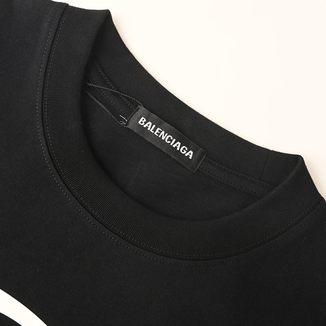 Balenciaga B Logo Oversized T-Shirt – black