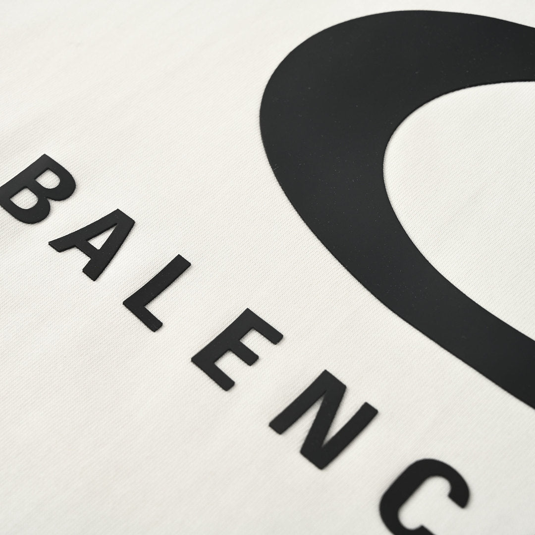 Balenciaga B Logo Oversized T-Shirt – White