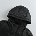 Louis Vuitton Monogram Patchwork Hooded Down Jacket