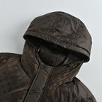 Louis Vuitton Monogram Patchwork Hooded Down Jacket