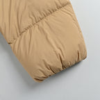 Moncler Stand Collar Solid Color Double Zipper Down Jacket