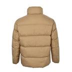 Moncler Stand Collar Solid Color Double Zipper Down Jacket