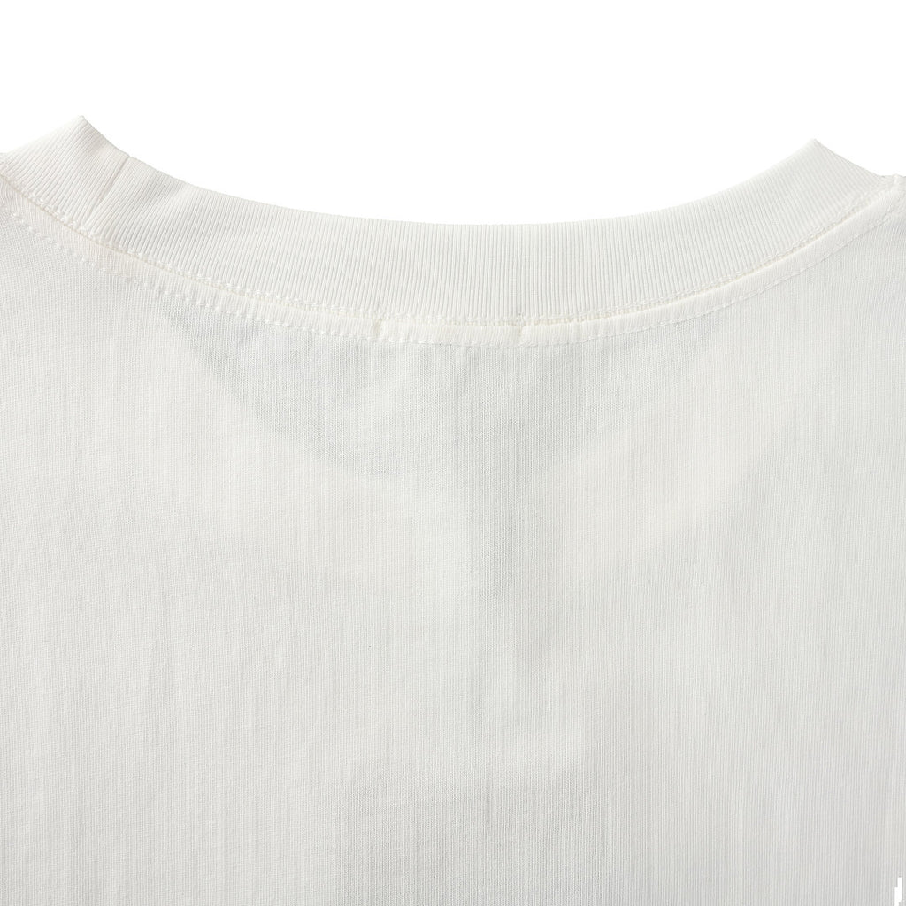 BURBERRY Graffiti Equestrian Knight Print Crew-Neck Short-Sleeve T-Shirt