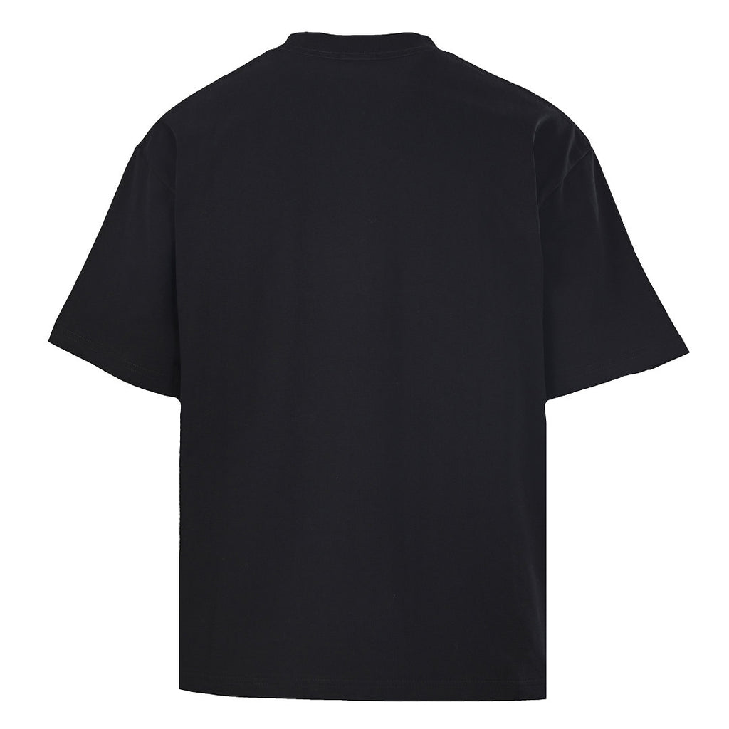 BURBERRY Graffiti Equestrian Knight Print Crew-Neck Short-Sleeve T-Shirt