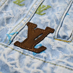 Louis Vuitton Men's Logo Print Jacket | Luxury Streetwear Outerwear