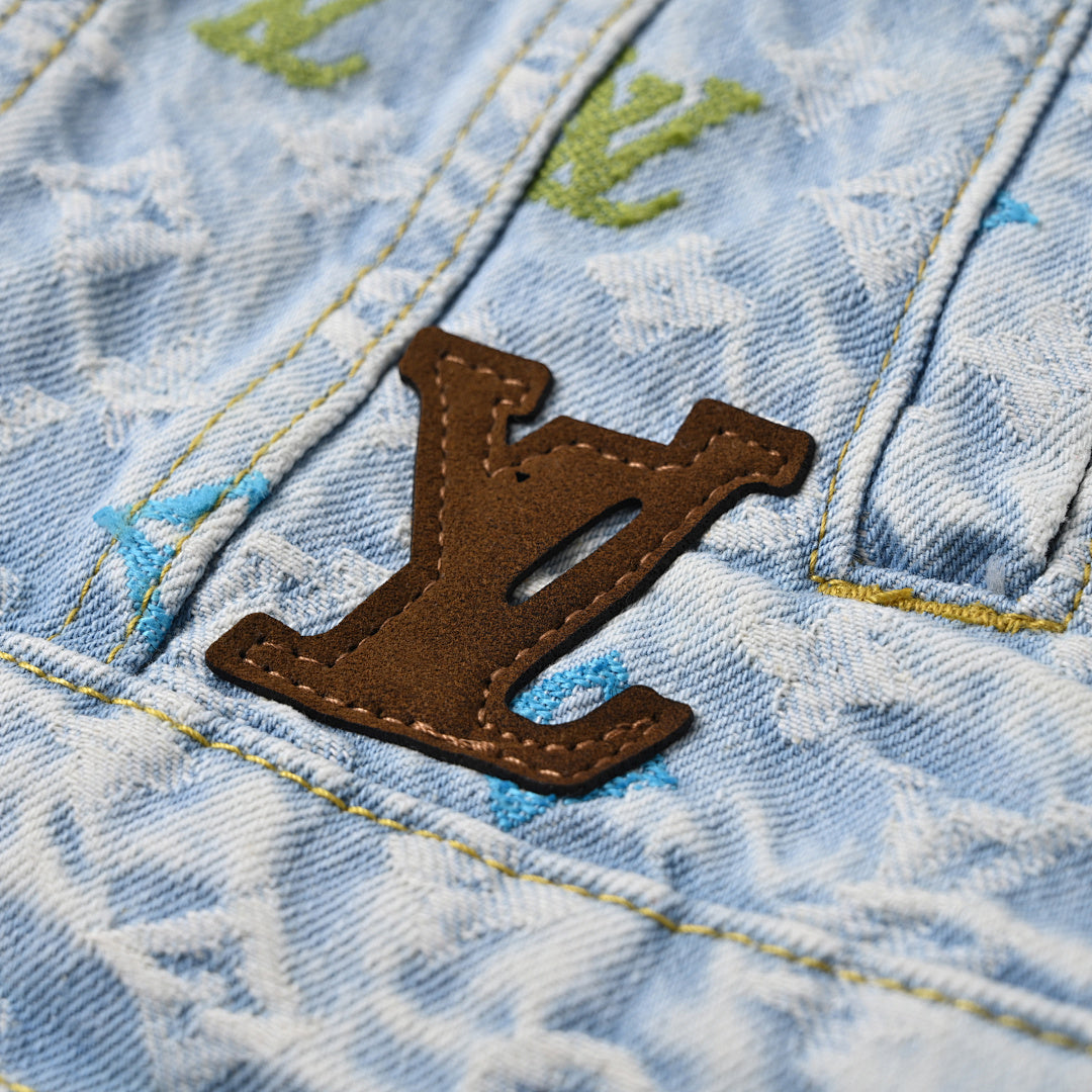Louis Vuitton Men's Logo Print Jacket | Luxury Streetwear Outerwear