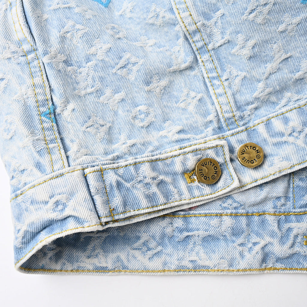 Louis Vuitton Men's Logo Print Jacket | Luxury Streetwear Outerwear
