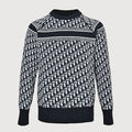 Dior Oblique Jacquard Cashmere Reversible Crewneck Sweater