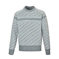 Dior Oblique Jacquard Cashmere Reversible Crewneck Sweater
