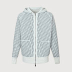 Dior 24FW Oblique Jacquard Cashmere Reversible Zip Jacket