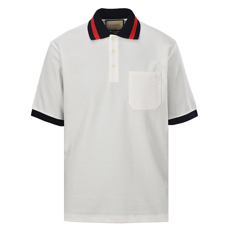 Gucci Double G Embroidered Polo Shirt