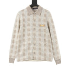 Louis Vuitton Cream Textured Knit Cardigan