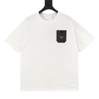 PRADA Nylon Zip-Pocket T-Shirt | 2026 New Collection