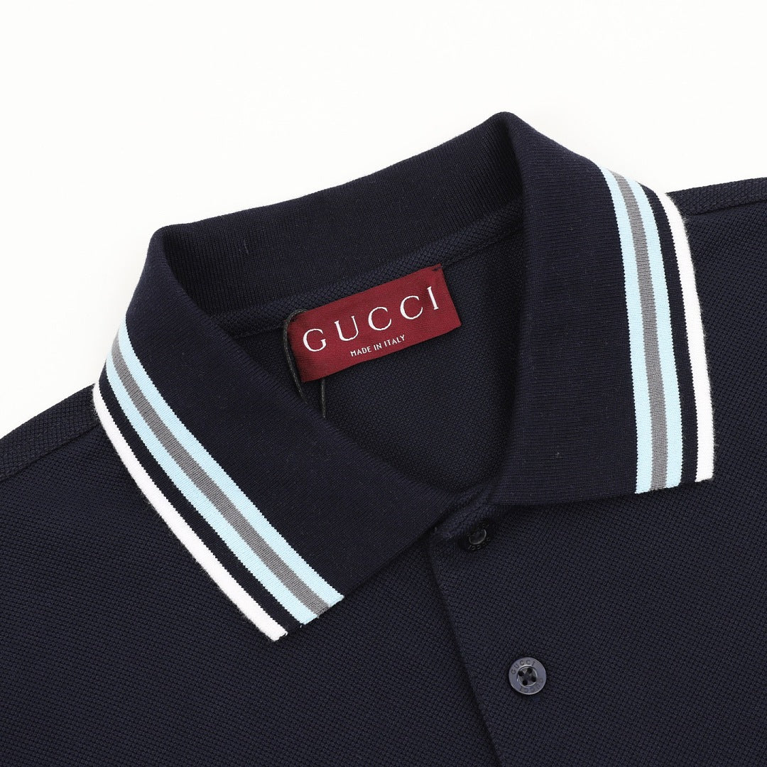 Gucci Minimalist Lettering Polo Shirt