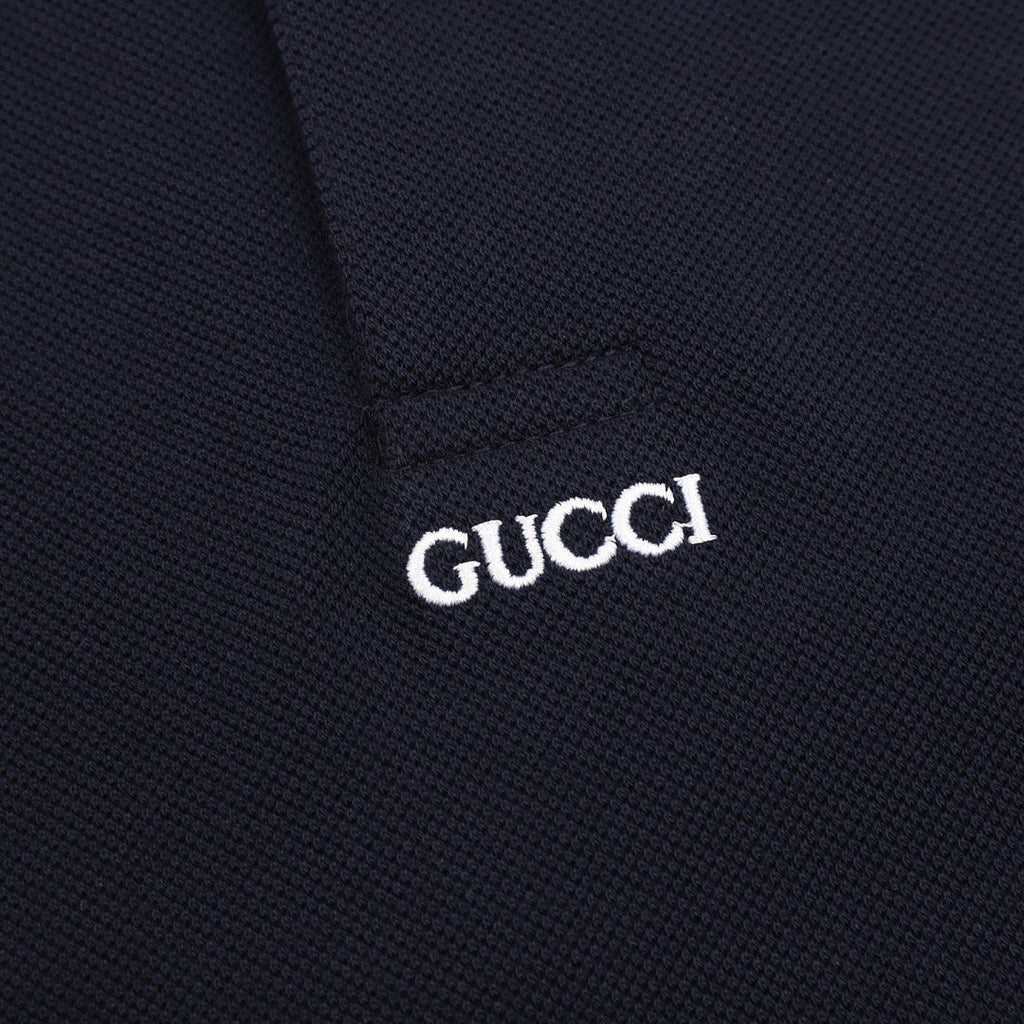 Gucci Minimalist Lettering Polo Shirt