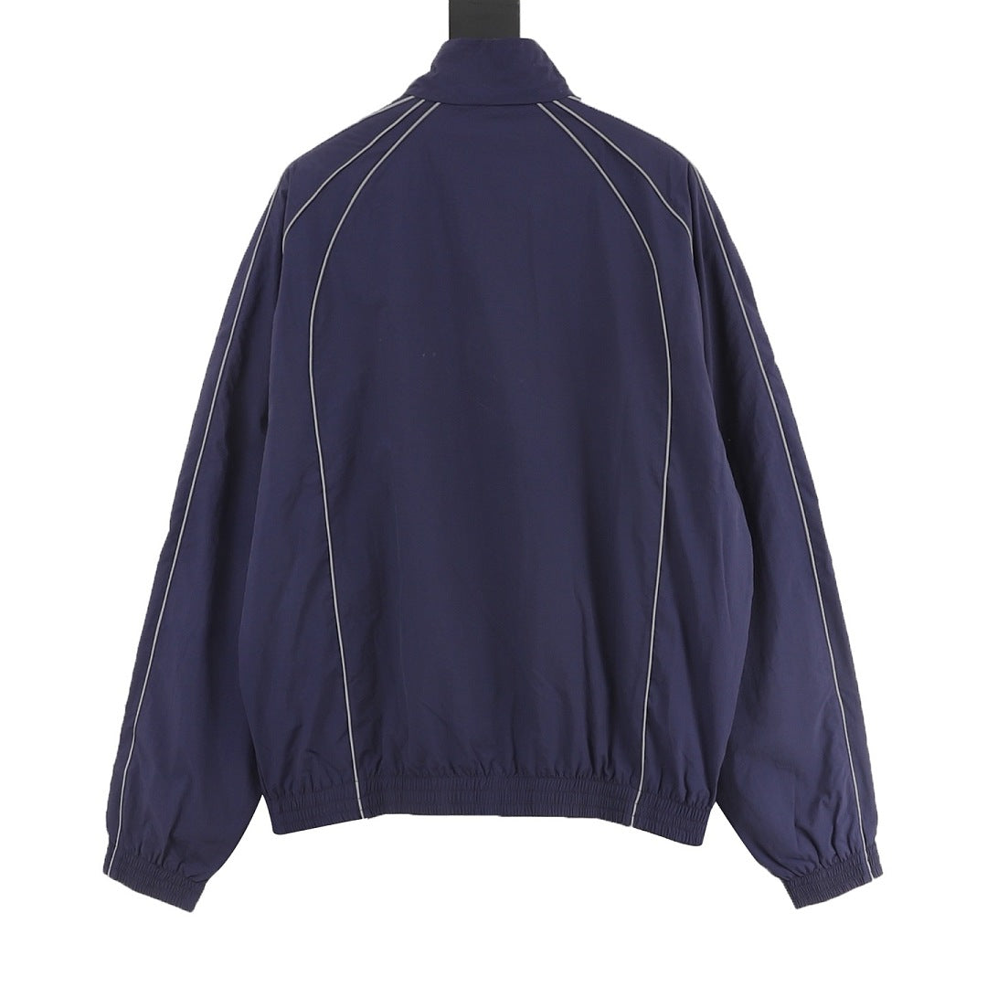 BALENCIAGA BLCG BODIES Blue Windbreaker Set/Sports Jacket