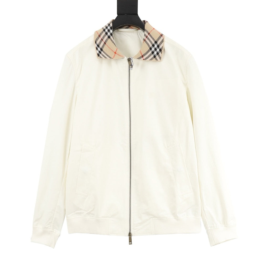 BURBERRY BBR Two-Tone Check Lapel Jacket