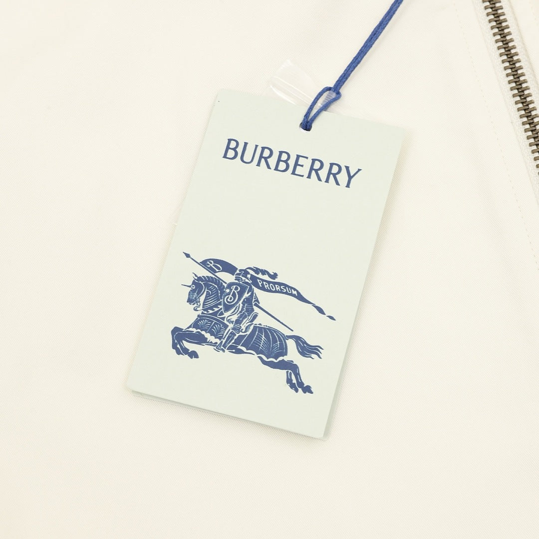 BURBERRY BBR Two-Tone Check Lapel Jacket