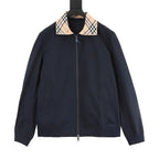 BURBERRY BBR Two-Tone Check Lapel Jacket
