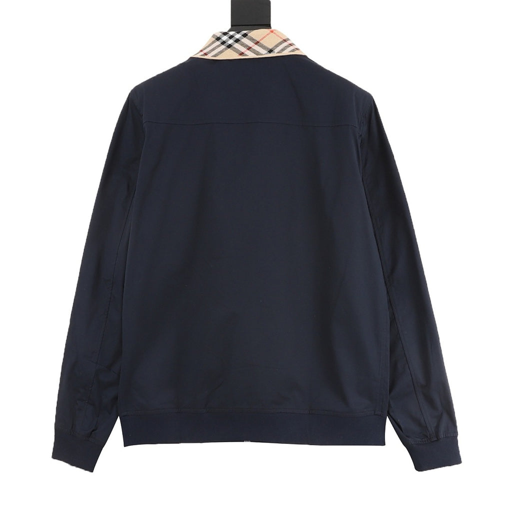 BURBERRY BBR Two-Tone Check Lapel Jacket