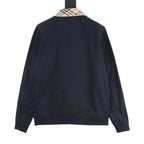 BURBERRY BBR Two-Tone Check Lapel Jacket