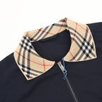 BURBERRY BBR Two-Tone Check Lapel Jacket
