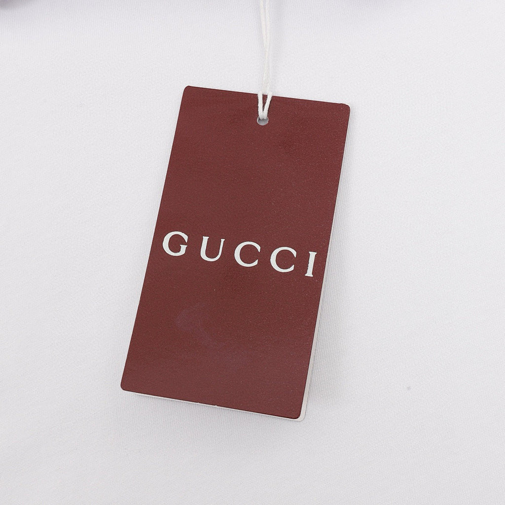 GUCCI Two-Tone Horsebit Web T-Shirt